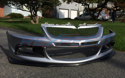 Rexpeed R-Type Carbon Fiber Front Splitter (Evo 8) - JD Customs U.S.A