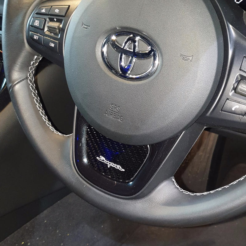 Rexpeed Carbon Steering Wheel Badge (MK5 Supra)