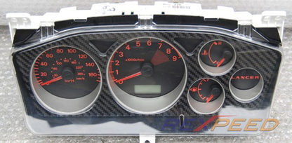 Rexpeed CT9A Carbon Fiber Gauge Cluster-High Gloss Evo (7/8/9) - JD Customs U.S.A