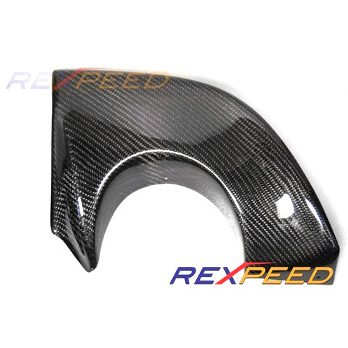 Rexpeed JDM V-Style Carbon Fiber Exhaust Shield (Evo 9)