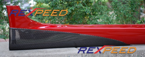 Rexpeed V-Style Carbon Fiber Side Spats (Evo X) - JD Customs U.S.A