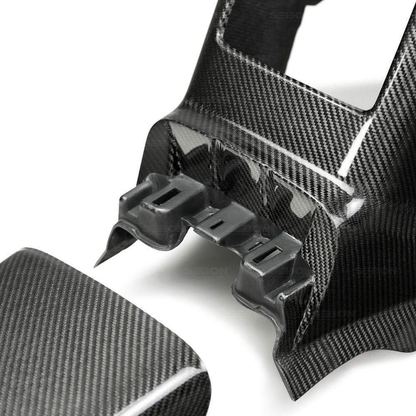 Seibon Rear Carbon Fiber Center Console (09-20 GT-R) - JD Customs U.S.A