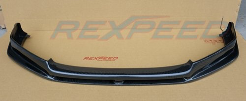 Rexpeed UX-Style Carbon Fiber Front Splitter (Evo 7) - JD Customs U.S.A