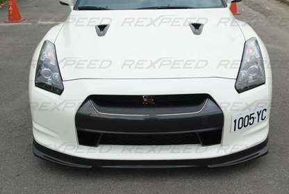 Rexpeed M-Style Carbon Fiber Splitter (GT-R 08-11 ) - JD Customs U.S.A