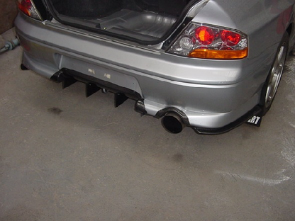 Rexpeed Carbon Fiber Rear JDM Bumper Extensions (Evo 7/8) - JD Customs U.S.A