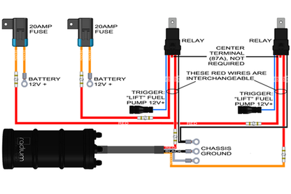 Radium DIY Fuel Pump Wiring Kit - JD Customs U.S.A