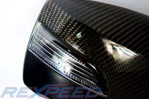 Rexpeed Carbon Fiber Mirror Covers Full Replacements (15-20 WRX/STI)