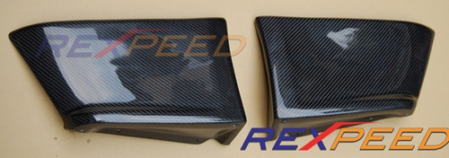Rexpeed Carbon Fiber Rear Corner Extensions (Evo X) - JD Customs U.S.A