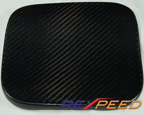 Rexpeed Carbon Fiber Fuel Cover (Evo X) - JD Customs U.S.A