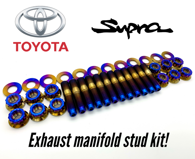 JDC Titanium Exhaust Manifold Stud Kit (MK4 Supra)