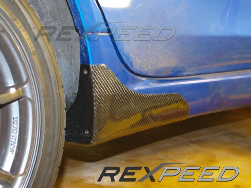 Rexpeed Carbon Fiber Side Spats (Evo X) - JD Customs U.S.A