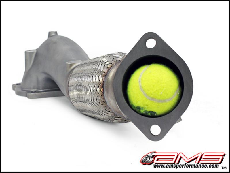 AMS Downpipe w/ Turbo Outlet Pipe (Evo X) - JD Customs U.S.A