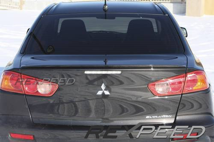 Rexpeed Carbon Fiber Type-1 Trunk Spoiler (Evo X) - JD Customs U.S.A