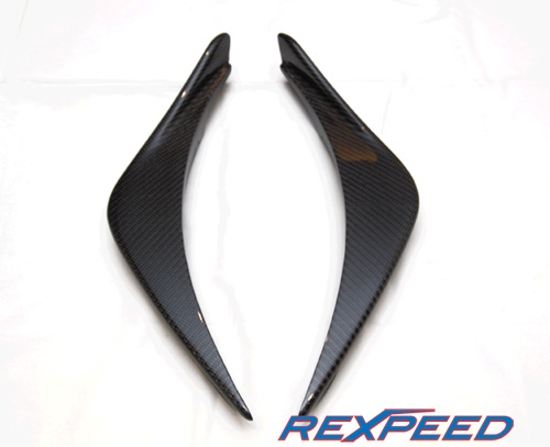 Rexpeed RA-Style Carbon Fiber Canards (Evo 8) - JD Customs U.S.A