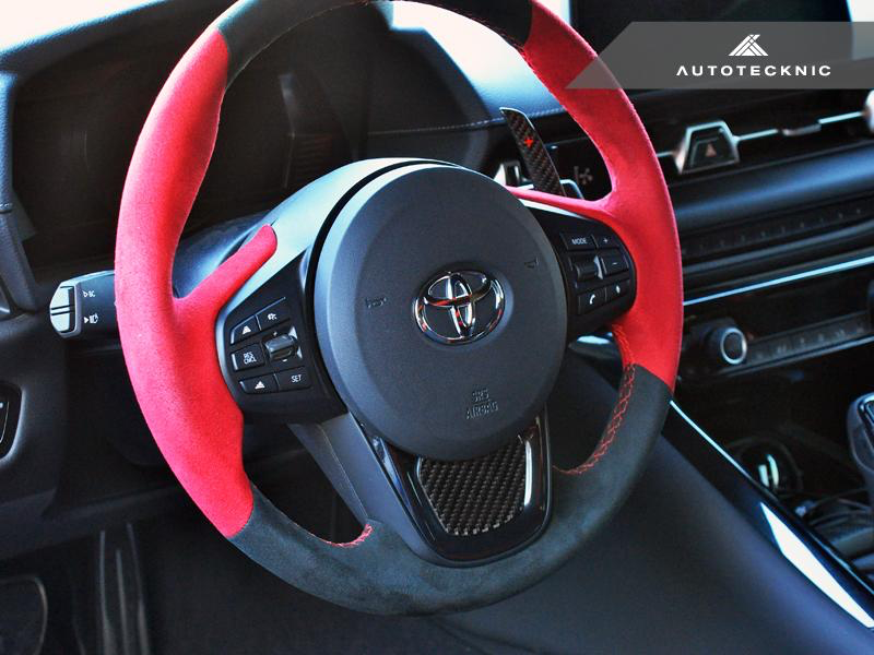 Autotecknic Carbon Fiber Steering Wheel Trim (MK5 Supra) - JD Customs U.S.A