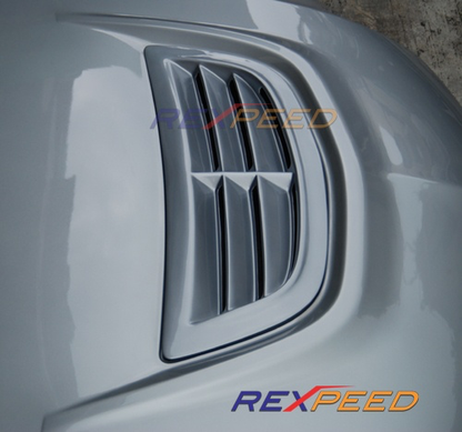 Rexpeed Fiberglass Hood Vent (Evo 8/9) - JD Customs U.S.A