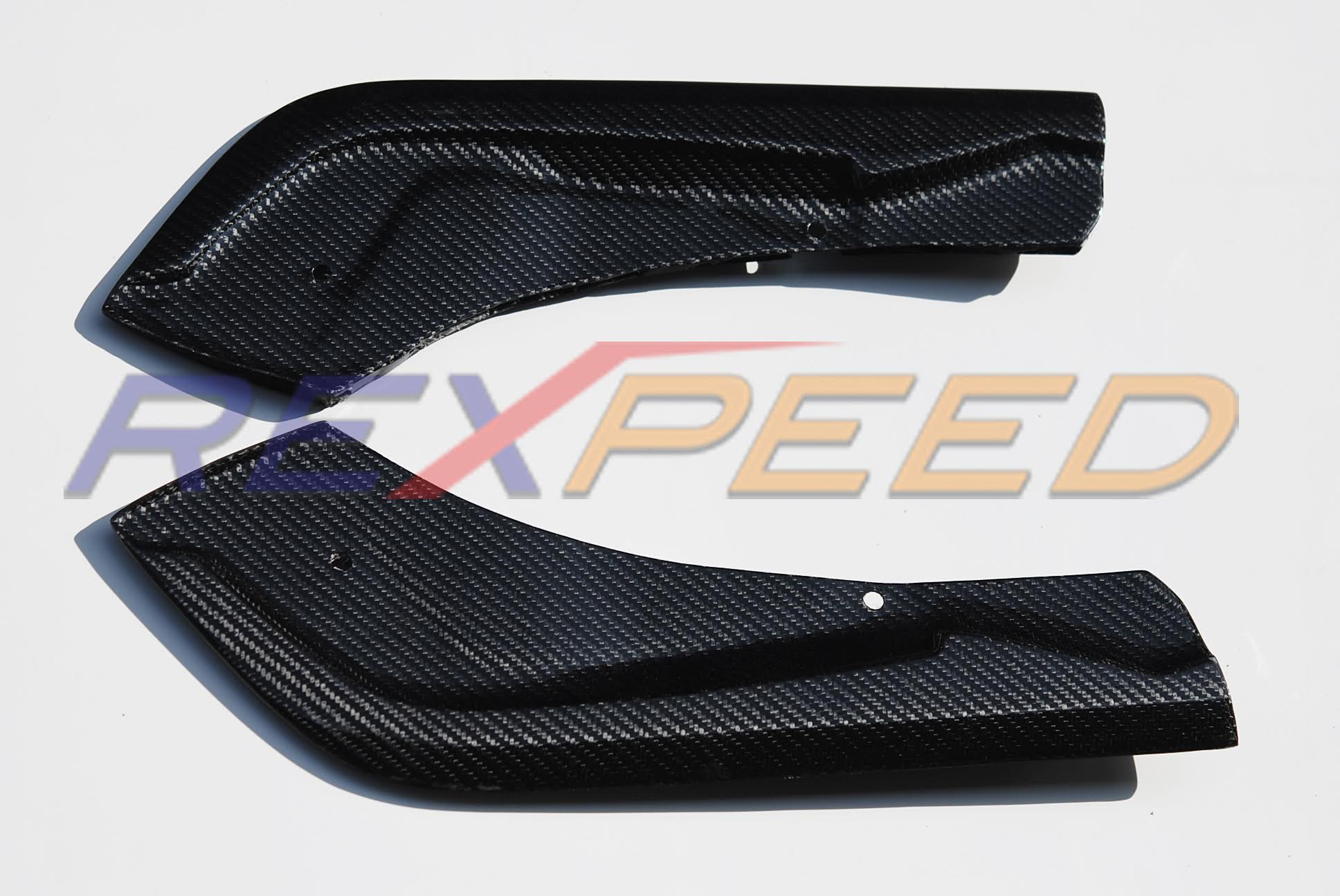 Rexpeed V2 Carbon Fiber Rear Bumper Side Spats (MK5 Supra) - JD Customs U.S.A