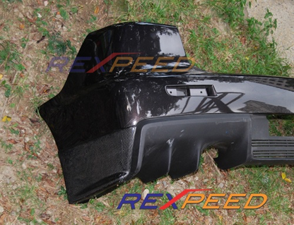 Rexpeed Carbon Fiber Rear Corner Extensions (Evo X) - JD Customs U.S.A