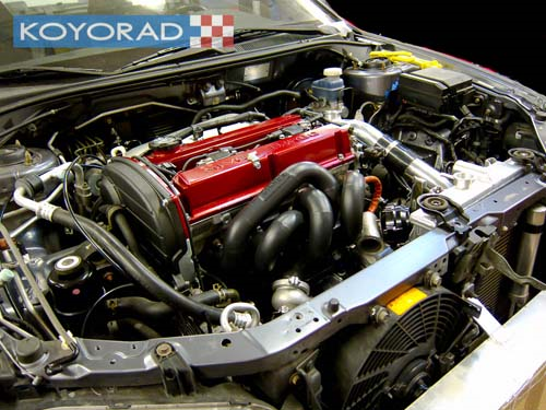 Koyo Aluminum Half Radiator Race Only (Evo 8/9) - JD Customs U.S.A