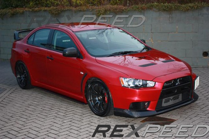 Rexpeed V-Style Carbon Fiber Side Skirt Extensions (Evo X) - JD Customs U.S.A