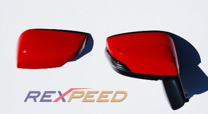 Rexpeed 塗装済みミラーカバー フル交換品 (15-20 WRX/STI)