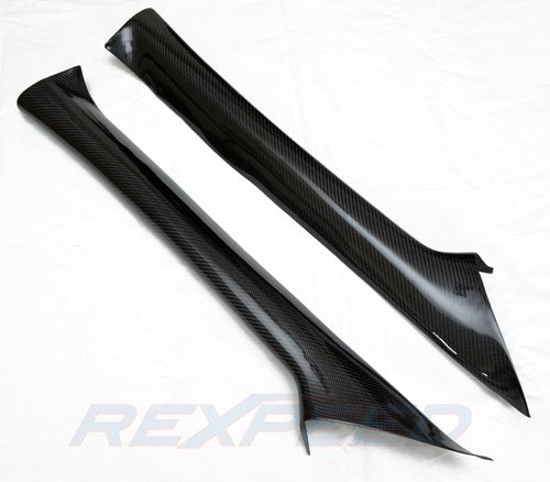 Cubiertas del pilar A de fibra de carbono Rexspeed (15-20 WRX/STI)