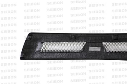 Seibon Carbon Fiber Shaved Emblem Grill (Evo X) - JD Customs U.S.A