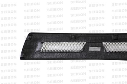 Seibon Carbon Fiber Shaved Emblem Grill (Evo X) - JD Customs U.S.A