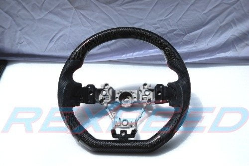 Rexpeed Carbon Fiber & Leather Steering Wheel (15-20 WRX/STI)