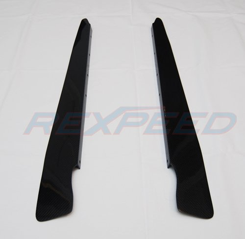 Rexpeed Carbon Fiber J-Style Carbon Diffuser Fins (08-13 GT-R) - JD Customs U.S.A