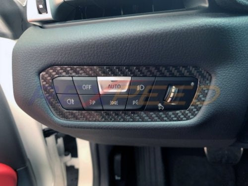 Rexpeed Carbon Cluster Switch Panel Badge (MK5 Supra)