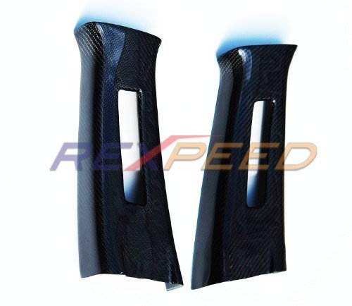Rexpeed Carbon Fiber B Pillar Covers (15-20 WRX/STI)