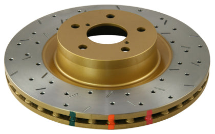 Rotores de freno perforados/ranurados DBA 4000 XS (Evo X) 