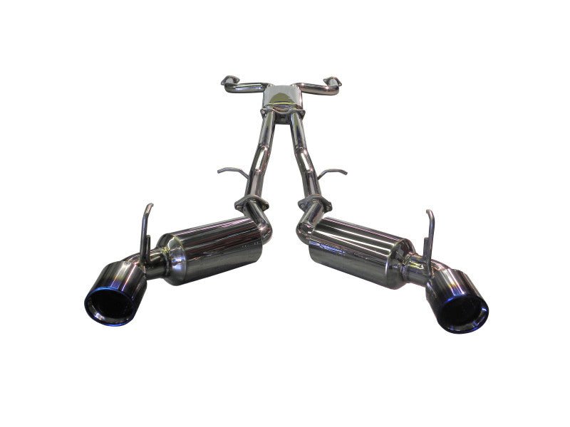 Injen Dual 60mm SS Cat - Back Exhaust w/ Built In Resonated X - Pipe (370Z) - Injen