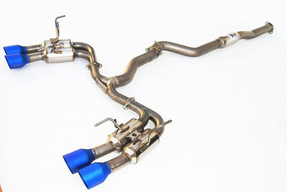 Invidia Gemini 80mm Full Titanium Quad 101mm Tip Cat - Back Exhaust (2015+ WRX/STi) - Invidia