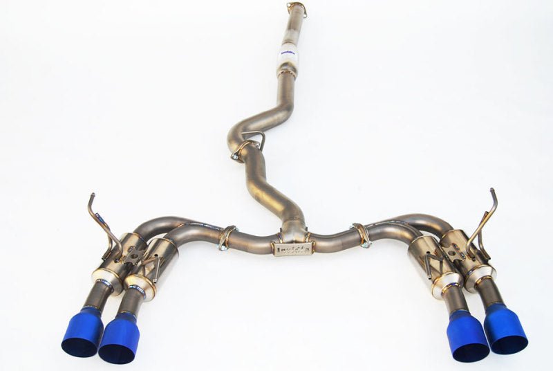 Invidia Gemini 80mm Full Titanium Quad 101mm Tip Cat - Back Exhaust (2015+ WRX/STi) - Invidia