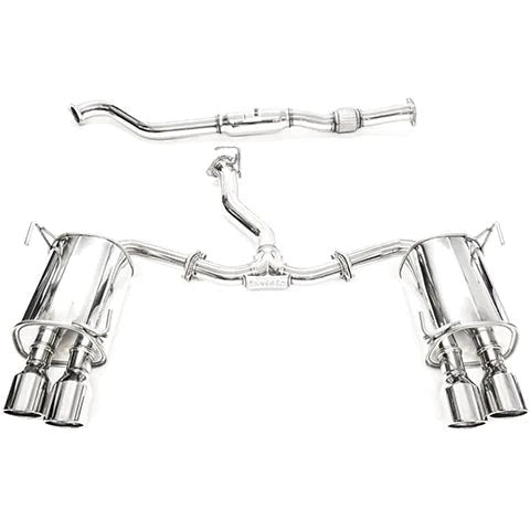 Invidia Q300 Rolled Titanium Tip Cat - Back Exhaust (22+ Subaru WRX) - Invidia