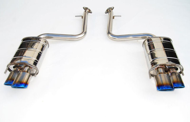 Invidia Titanium Quad Rolled Tip Axel - Back Exhaust (15+ Lexus RC350/200T) - Invidia