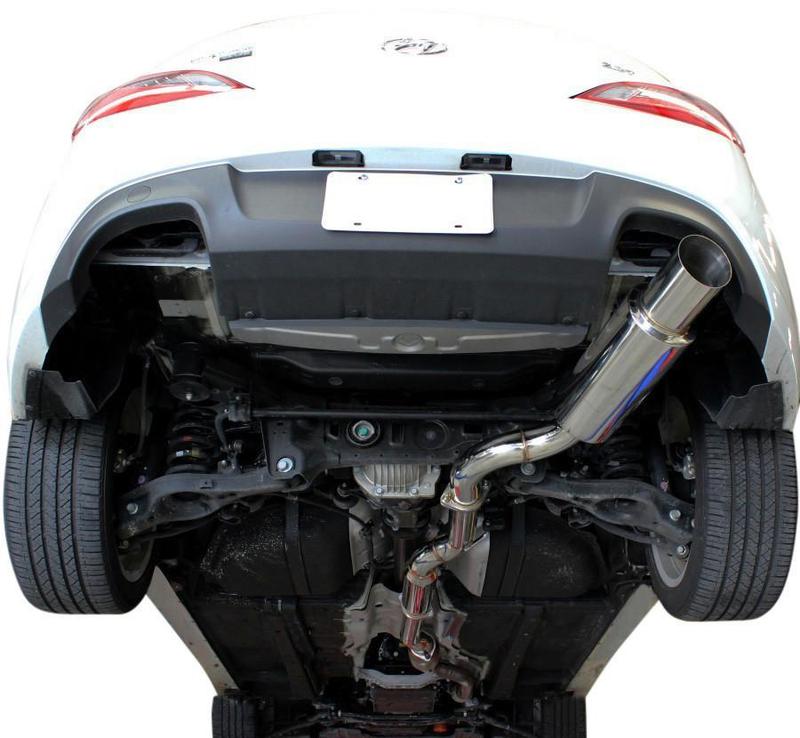 Escape trasero de gato único ISR Performance GT (Genesis Coupe 09+)