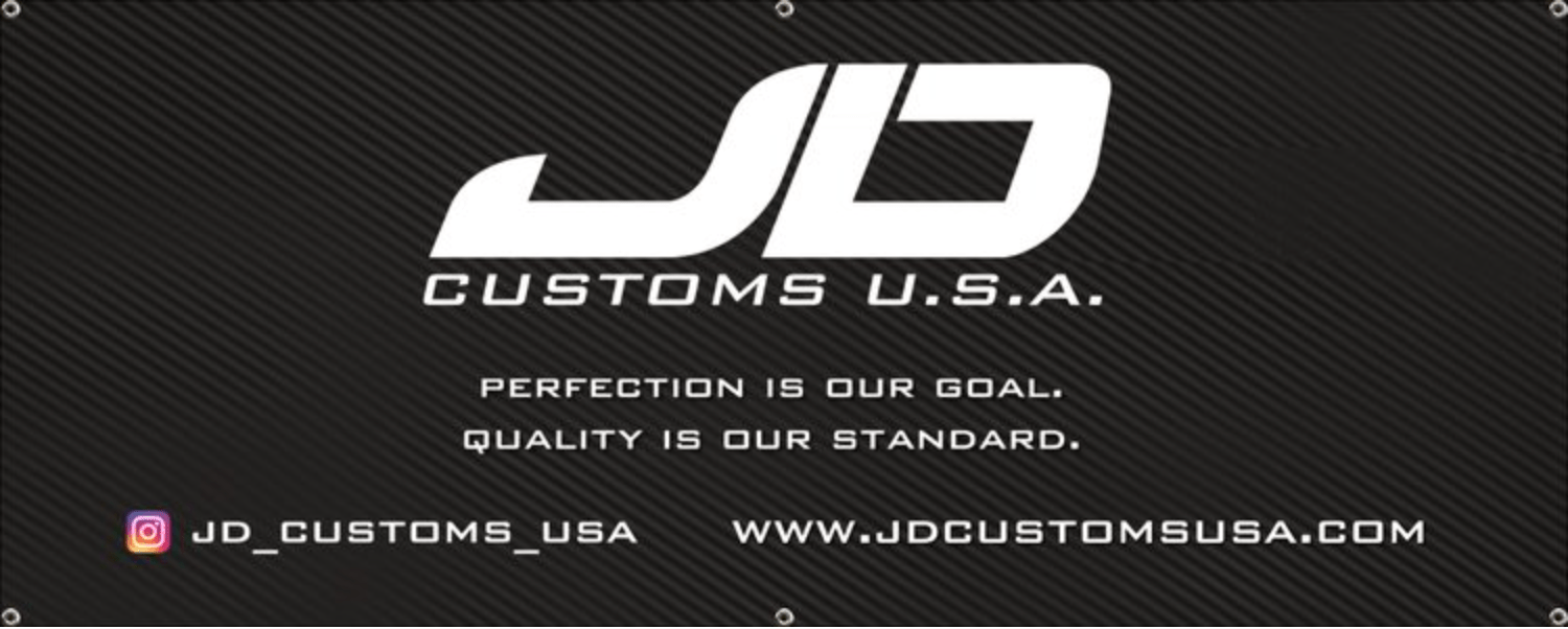 JD Customs USA Banner - Merch