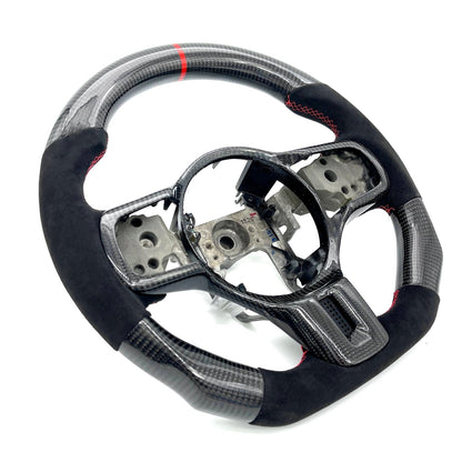 JDC Carbon Fiber Steering Wheel (Evo X/Ralliart) - JD Customs U.S.A