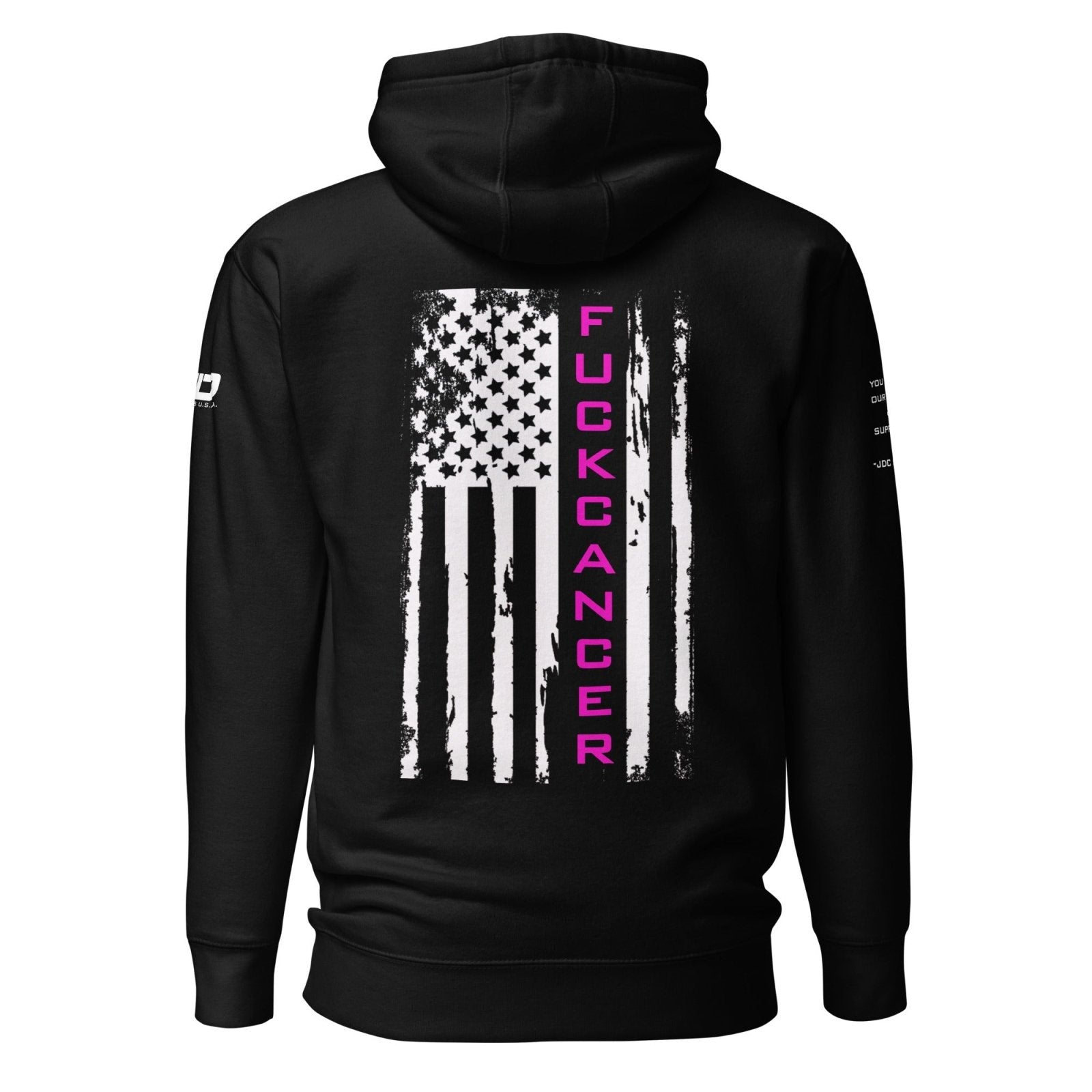 JDC "F*CK CANCER" Unisex Hoodie - JD Customs U.S.A