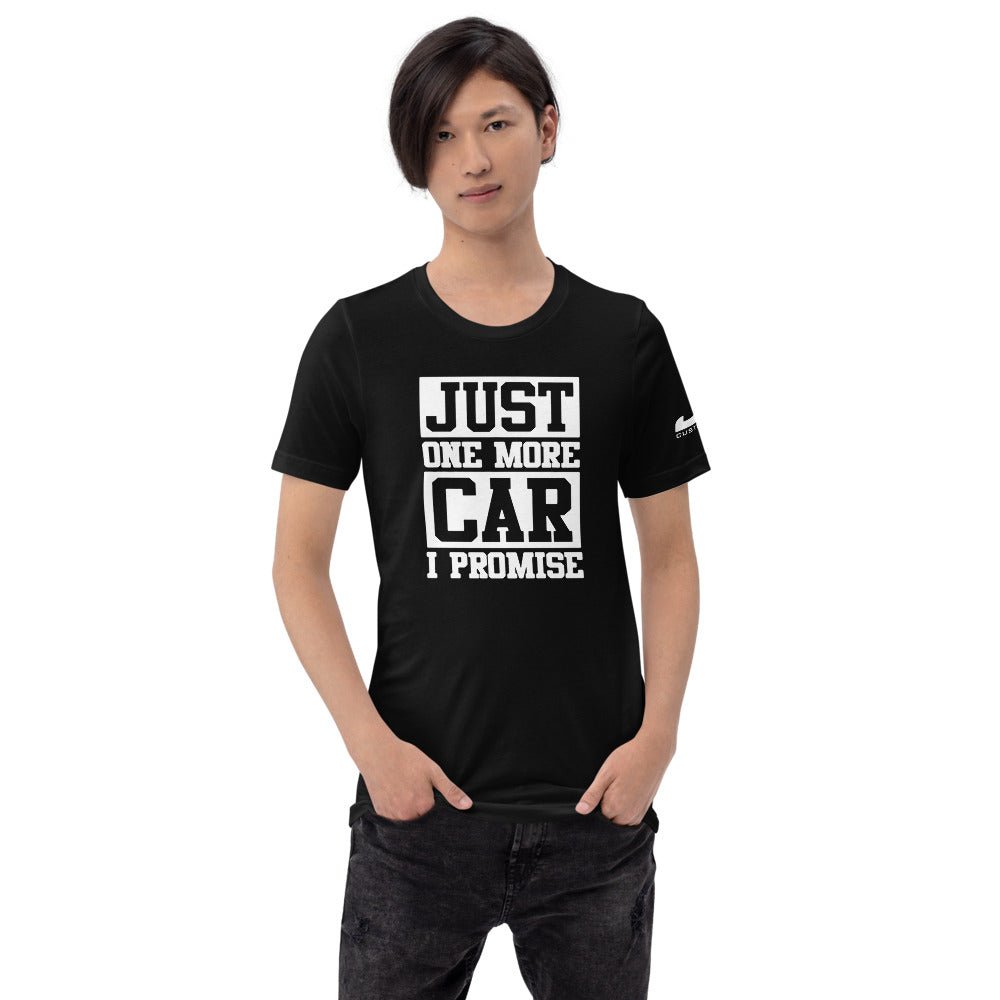 JDC "Just one more car I promise 🤞" T-shirt - JDC Merch