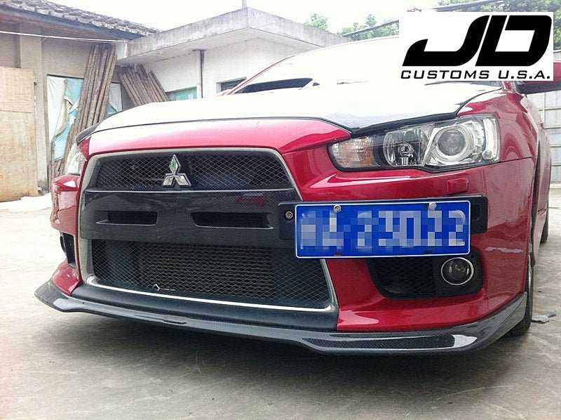 JDC Ralliart Style Carbon Fiber Front Lip (Evo X) - JDC Body