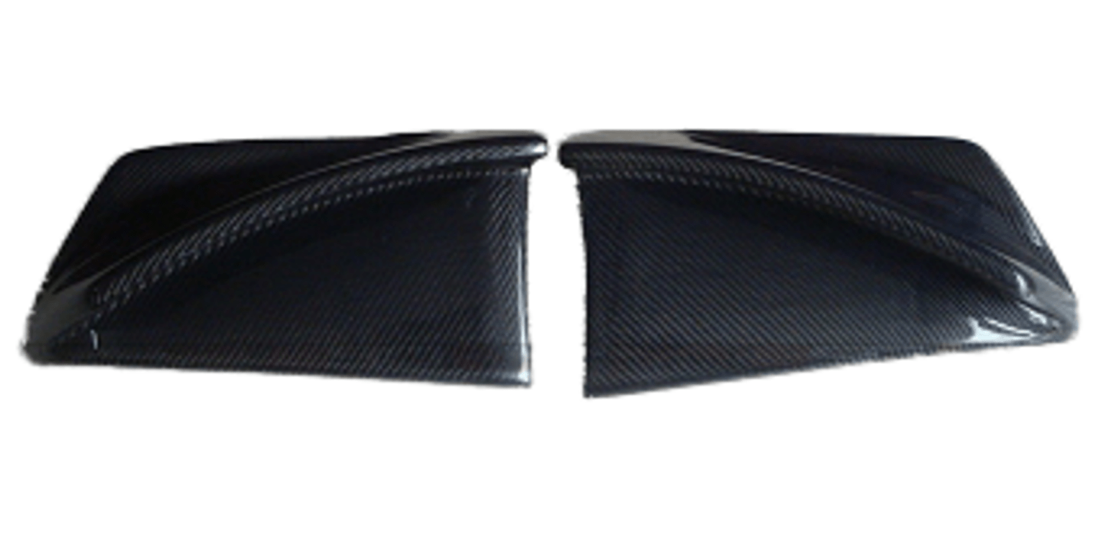 JDC Ralliart Style Carbon Fiber Rear Caps (Evo X) - JDC Body