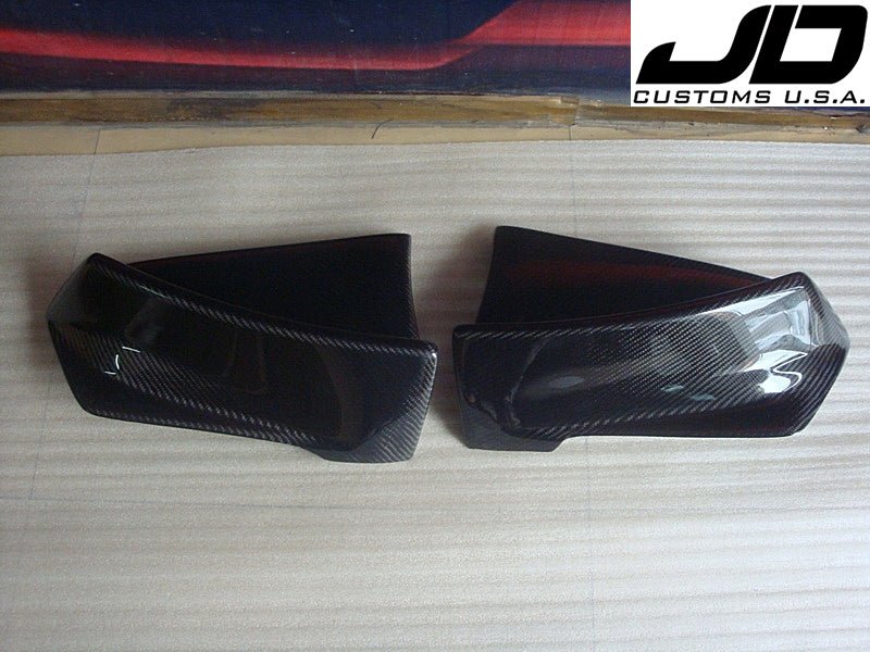 JDC Ralliart Style Carbon Fiber Rear Caps (Evo X) - JDC Body