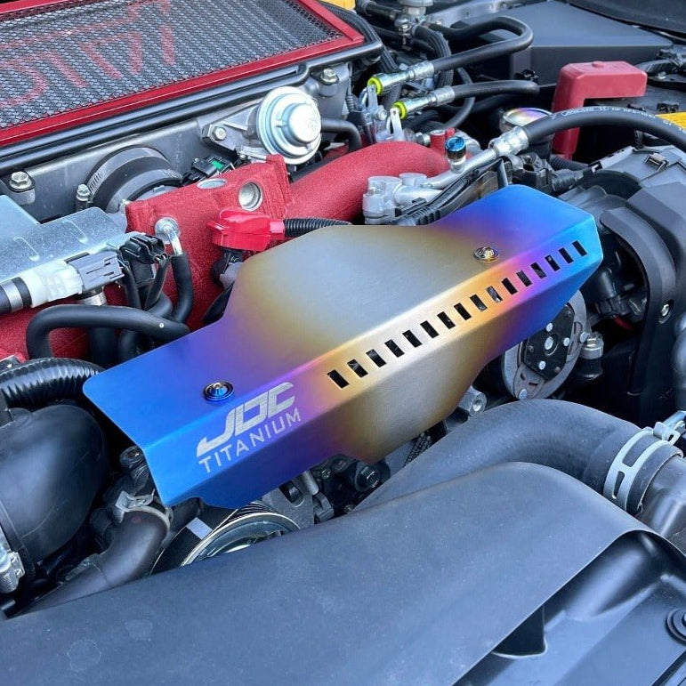 JDC Titanium Alternator Cover (02 - 14 WRX/04 - 21 STi) - JD Customs U.S.A