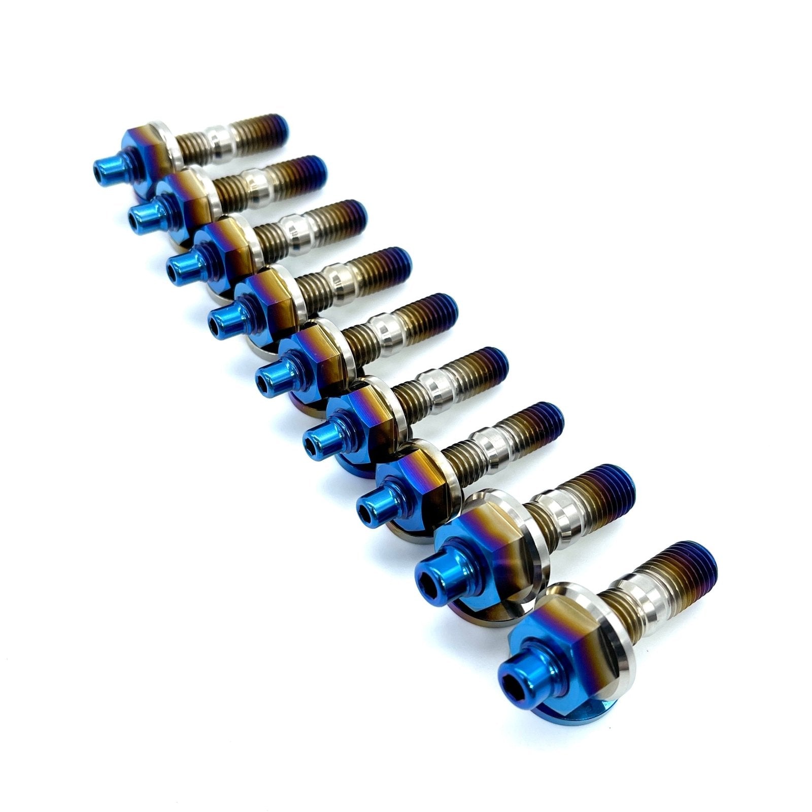 JDC Titanium Exhaust Manifold Stud Kit (Nissan KA24DE/SR20DET) - JD Customs U.S.A