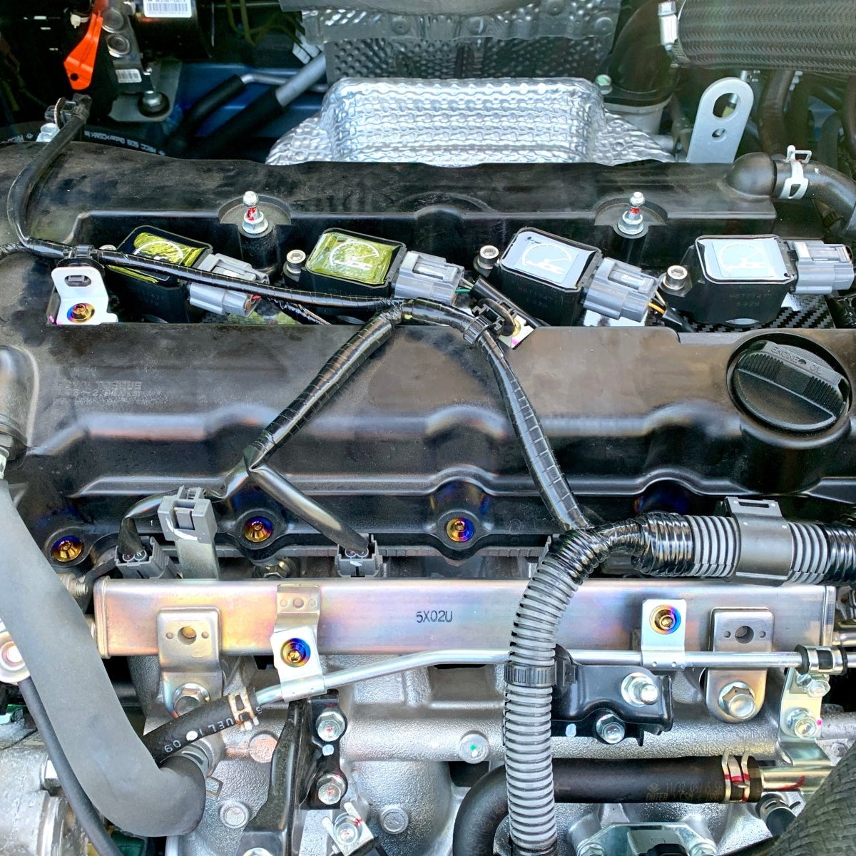 JDC Titanium Intake Manifold Area Hardware Replacement Kit (Evo X) - JD Customs U.S.A