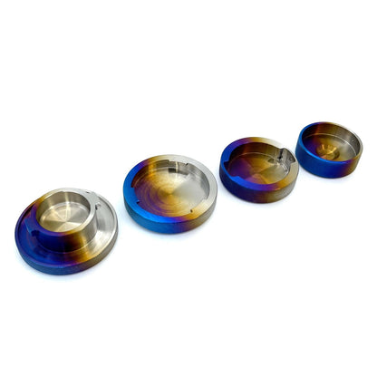 JDC Titanium Master Cap Set (Evo 8/9) - JD Customs U.S.A